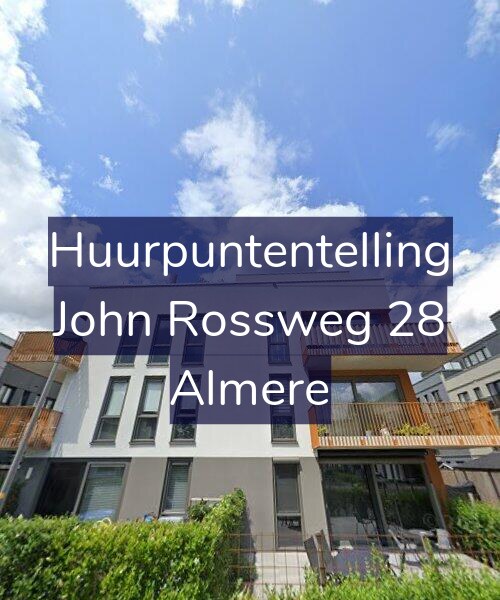 Foto gevel Huurpuntentelling voor John Rossweg 28, Almere