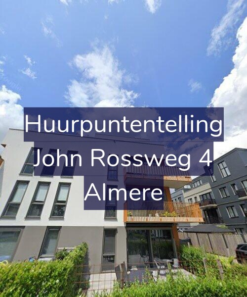 Foto gevel Huurpuntentelling voor John Rossweg 4, Almere