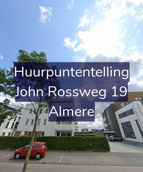 Foto gevel Huurpuntentelling voor John Rossweg 19, Almere