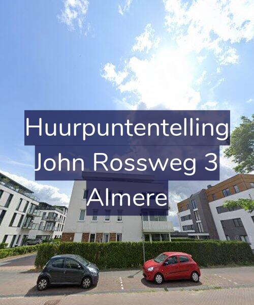 Foto gevel Huurpuntentelling voor John Rossweg 3, Almere
