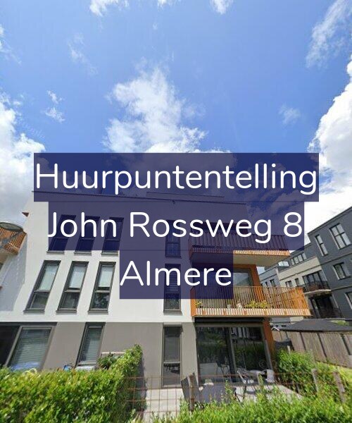 Foto gevel Huurpuntentelling voor John Rossweg 8, Almere
