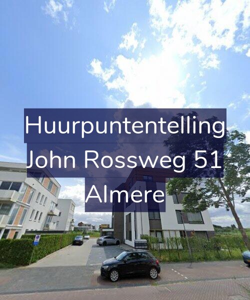 Foto gevel Huurpuntentelling voor John Rossweg 51, Almere