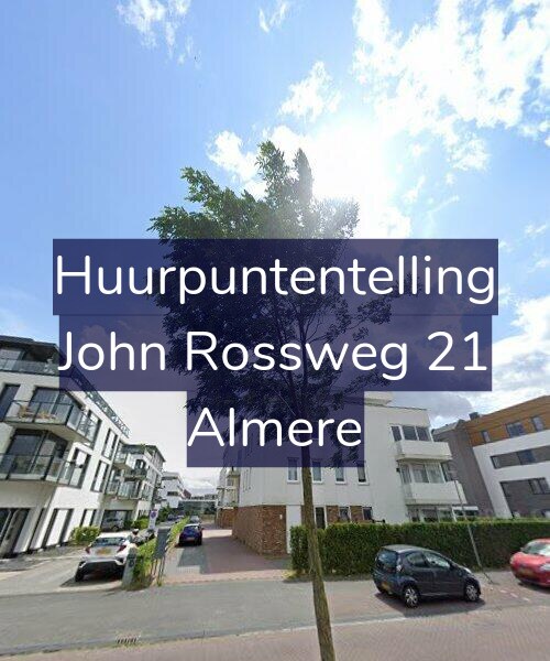 Foto gevel Huurpuntentelling voor John Rossweg 21, Almere