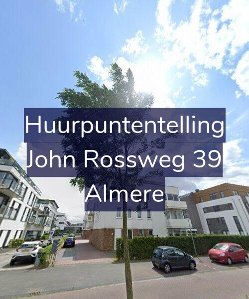 Foto gevel Huurpuntentelling voor John Rossweg 39, Almere