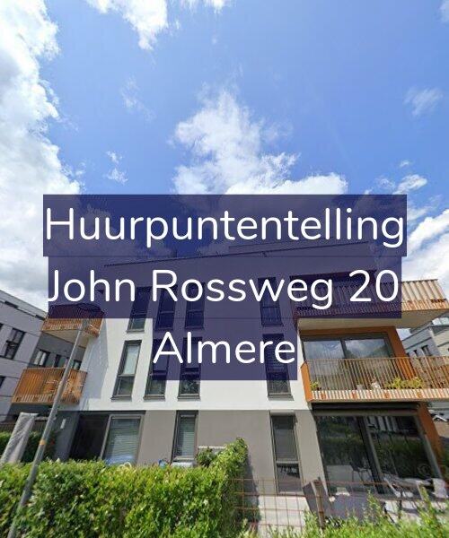 Foto gevel Huurpuntentelling voor John Rossweg 20, Almere