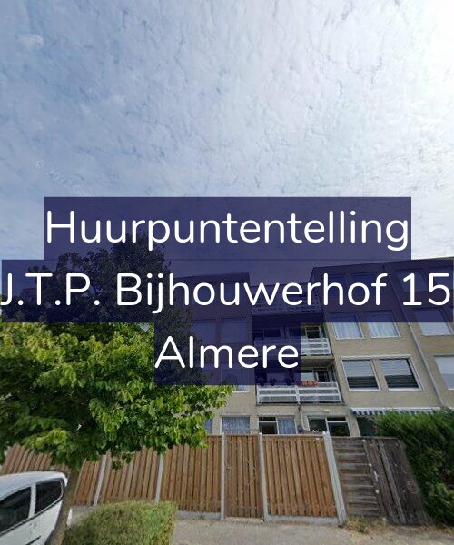 Foto gevel Huurpuntentelling voor J.T.P. Bijhouwerhof 15, Almere