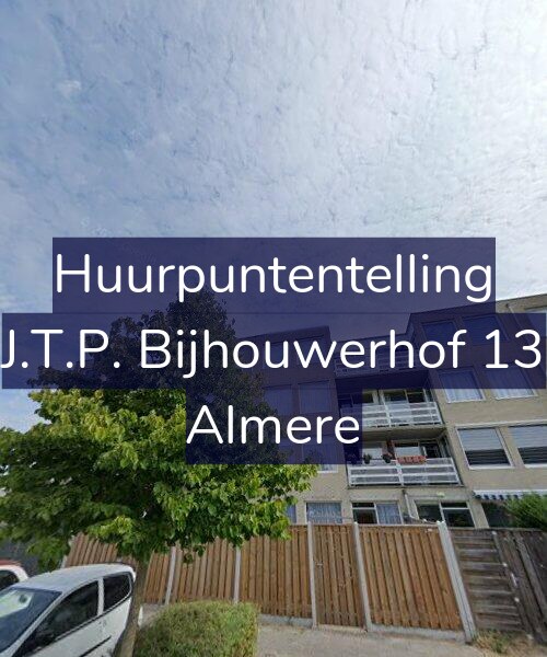 Foto gevel Huurpuntentelling voor J.T.P. Bijhouwerhof 13, Almere