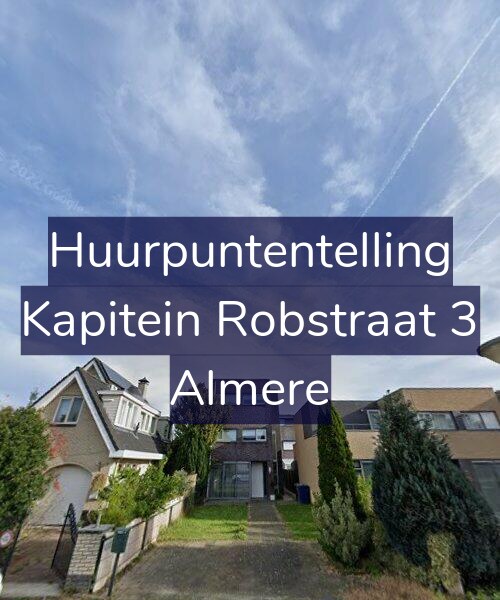 Foto gevel Huurpuntentelling voor Kapitein Robstraat 3, Almere