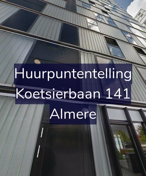 Foto gevel Huurpuntentelling voor Koetsierbaan 141, Almere