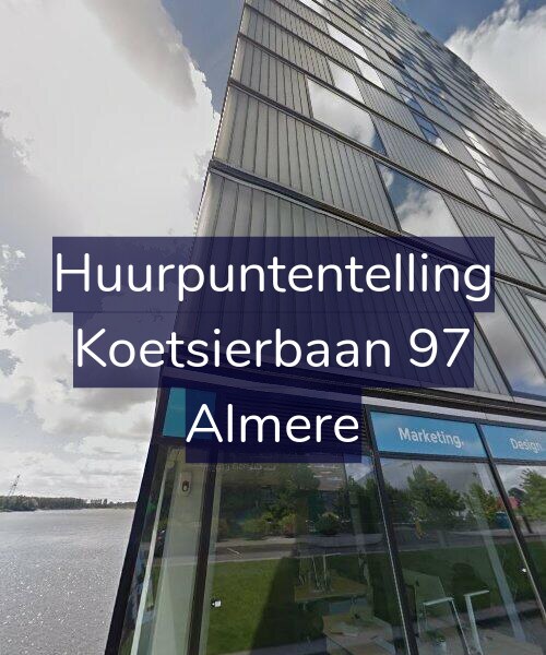Foto gevel Huurpuntentelling voor Koetsierbaan 97, Almere