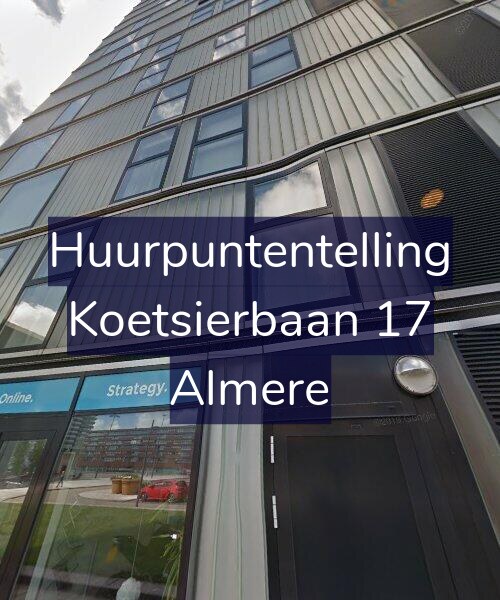 Foto gevel Huurpuntentelling voor Koetsierbaan 17, Almere