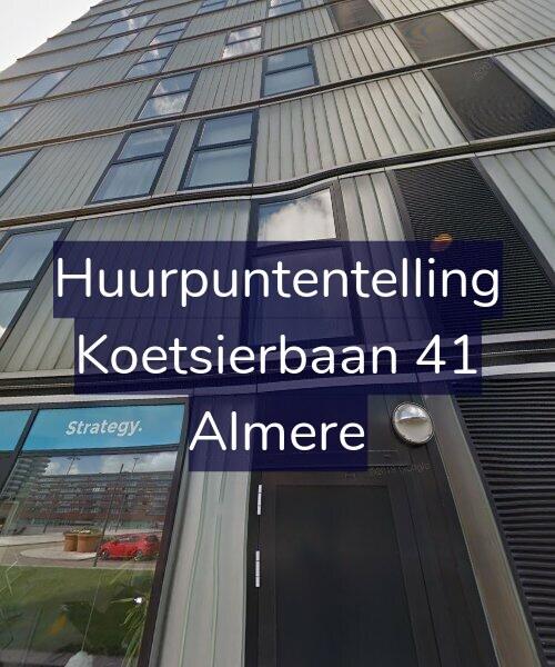 Foto gevel Huurpuntentelling voor Koetsierbaan 41, Almere