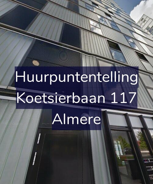 Foto gevel Huurpuntentelling voor Koetsierbaan 117, Almere