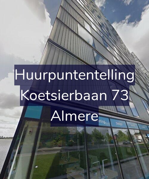 Foto gevel Huurpuntentelling voor Koetsierbaan 73, Almere