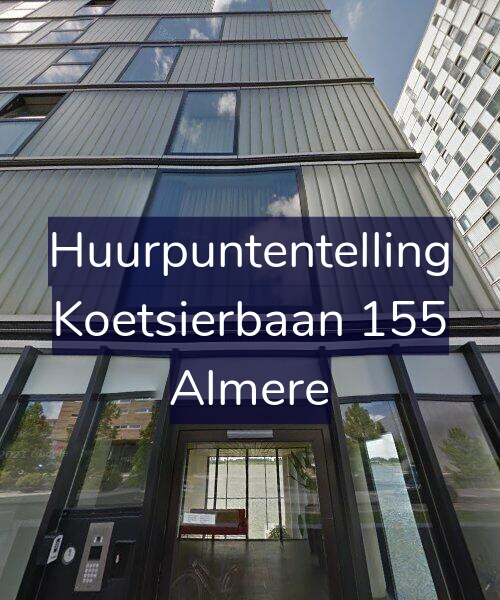 Foto gevel Huurpuntentelling voor Koetsierbaan 155, Almere