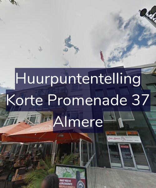 Foto gevel Huurpuntentelling voor Korte Promenade 37, Almere