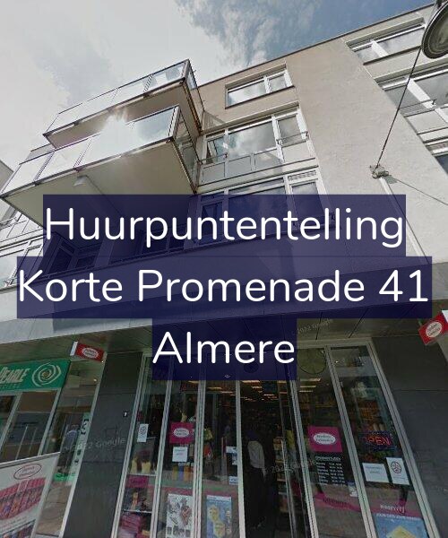 Foto gevel Huurpuntentelling voor Korte Promenade 41, Almere