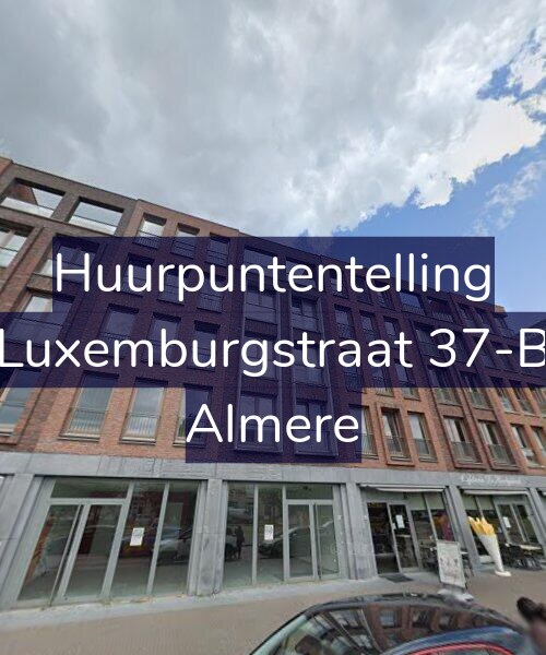 Foto gevel Huurpuntentelling voor Luxemburgstraat 37-B, Almere