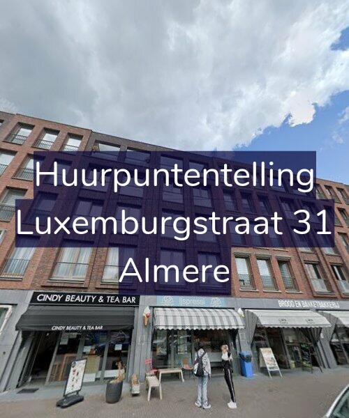 Foto gevel Huurpuntentelling voor Luxemburgstraat 31, Almere