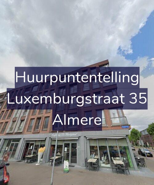 Foto gevel Huurpuntentelling voor Luxemburgstraat 35, Almere