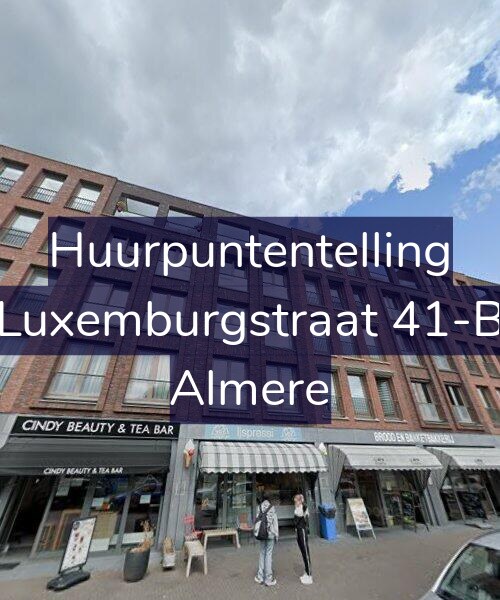 Foto gevel Huurpuntentelling voor Luxemburgstraat 41-B, Almere