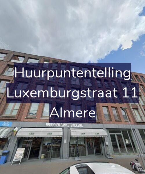 Foto gevel Huurpuntentelling voor Luxemburgstraat 11, Almere