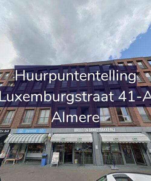 Foto gevel Huurpuntentelling voor Luxemburgstraat 41-A, Almere