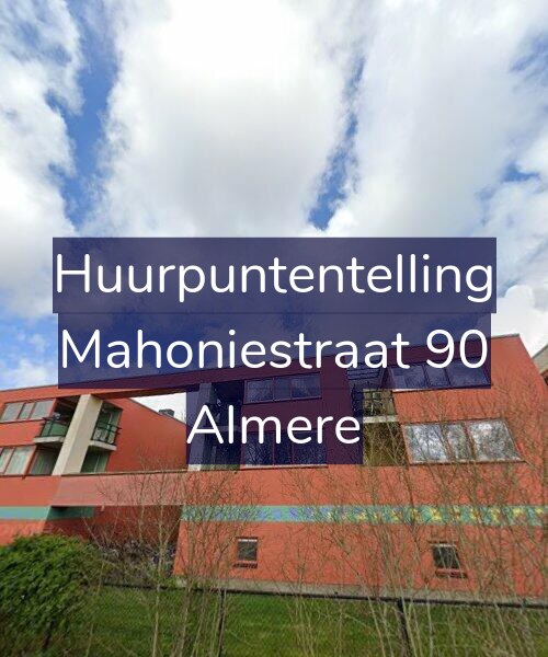 Foto gevel Huurpuntentelling voor Mahoniestraat 90, Almere
