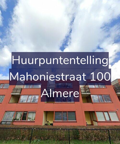 Foto gevel Huurpuntentelling voor Mahoniestraat 100, Almere