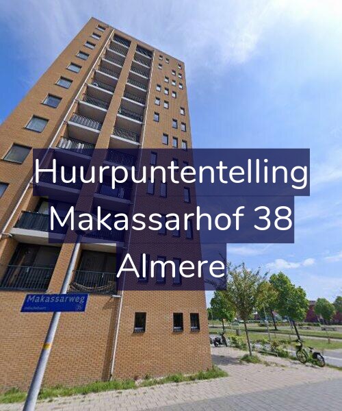 Foto gevel Huurpuntentelling voor Makassarhof 38, Almere