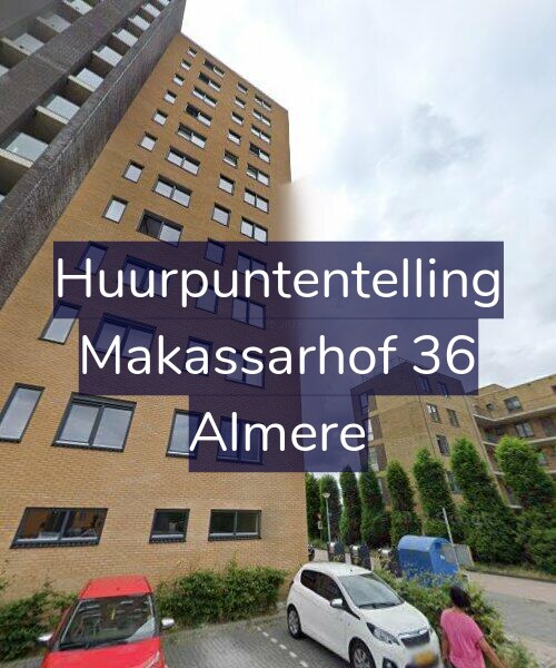 Foto gevel Huurpuntentelling voor Makassarhof 36, Almere