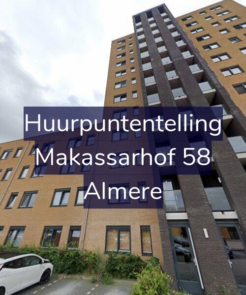 Foto gevel Huurpuntentelling voor Makassarhof 58, Almere