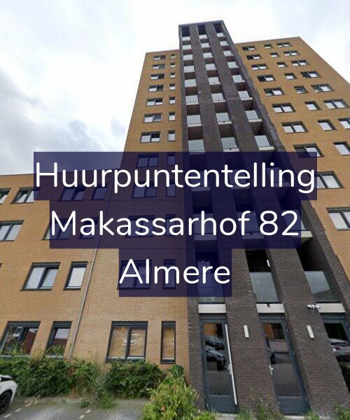 Foto gevel Huurpuntentelling voor Makassarhof 82, Almere