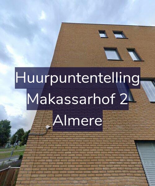Foto gevel Huurpuntentelling voor Makassarhof 2, Almere