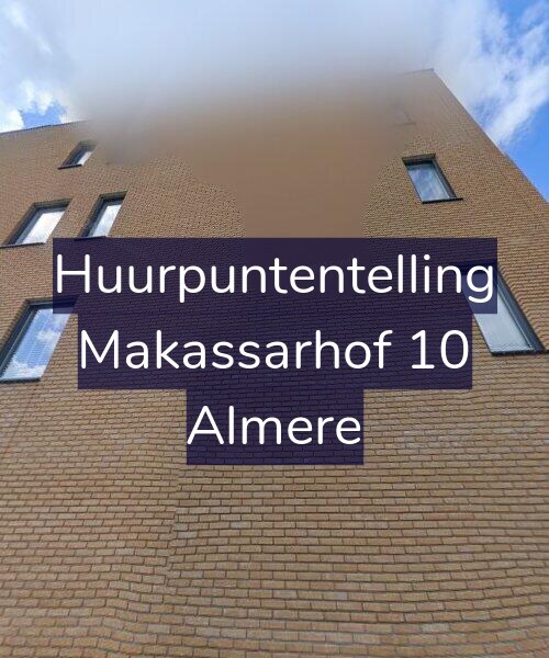 Foto gevel Huurpuntentelling voor Makassarhof 10, Almere