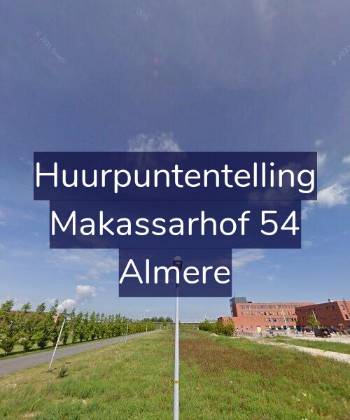 Foto gevel Huurpuntentelling voor Makassarhof 54, Almere
