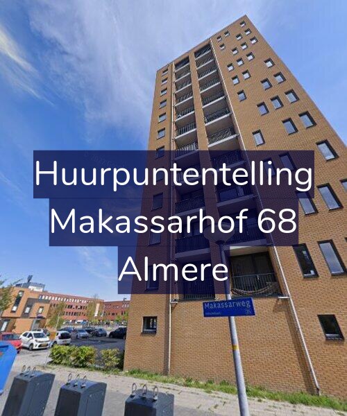 Foto gevel Huurpuntentelling voor Makassarhof 68, Almere