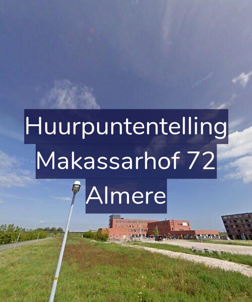 Foto gevel Huurpuntentelling voor Makassarhof 72, Almere