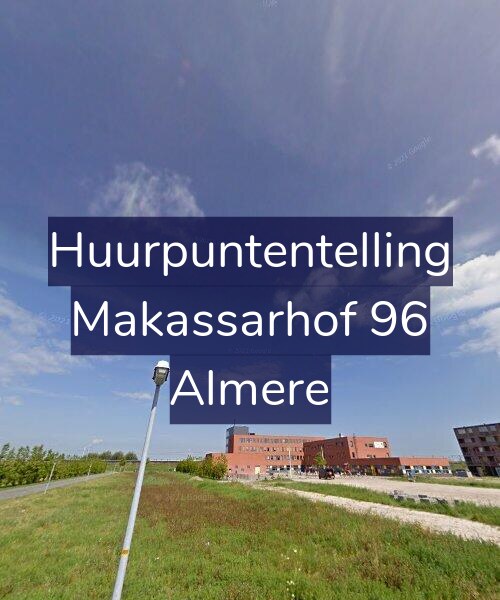 Foto gevel Huurpuntentelling voor Makassarhof 96, Almere