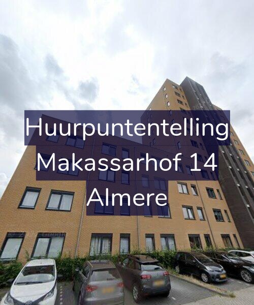 Foto gevel Huurpuntentelling voor Makassarhof 14, Almere