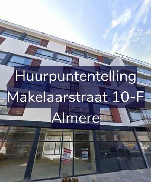 Foto gevel Huurpuntentelling voor Makelaarstraat 10-F, Almere