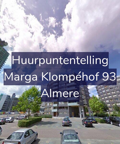 Foto gevel Huurpuntentelling voor Marga Klompéhof 93, Almere