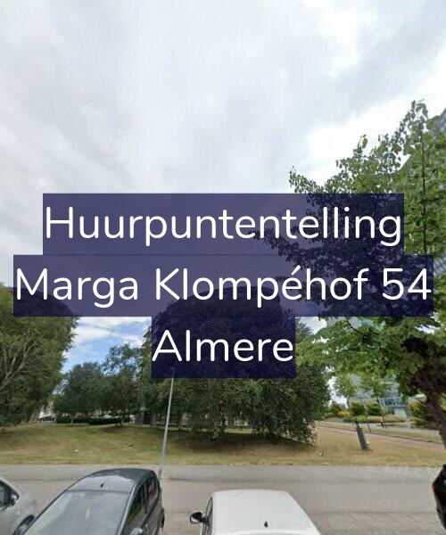 Foto gevel Huurpuntentelling voor Marga Klompéhof 54, Almere