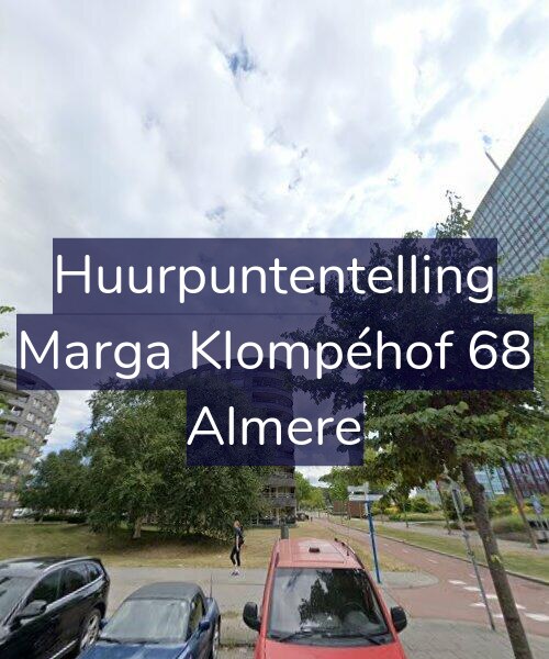 Foto gevel Huurpuntentelling voor Marga Klompéhof 68, Almere