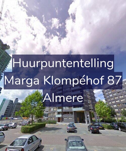 Foto gevel Huurpuntentelling voor Marga Klompéhof 87, Almere