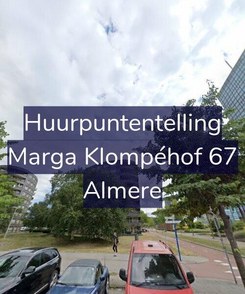 Foto gevel Huurpuntentelling voor Marga Klompéhof 67, Almere
