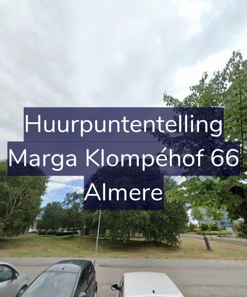 Foto gevel Huurpuntentelling voor Marga Klompéhof 66, Almere