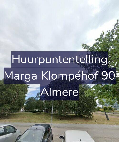 Foto gevel Huurpuntentelling voor Marga Klompéhof 90, Almere