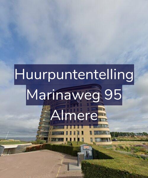 Foto gevel Huurpuntentelling voor Marinaweg 95, Almere