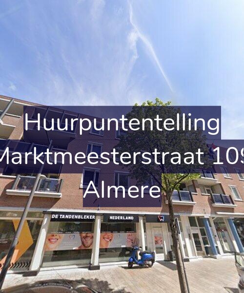 Foto gevel Huurpuntentelling voor Marktmeesterstraat 109, Almere